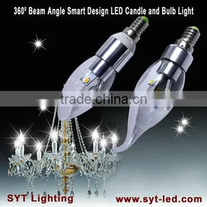 UL CUL 3W 5W E14 E12 SMD LED Candle Light LED Chandelier Liht thumbnail-1