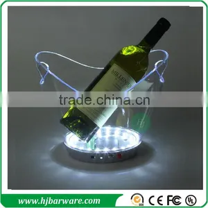 Rechargeable Champagne Led Ice Bucket - 3.5L Led Acrylic Ice Bucket thumbnail-2