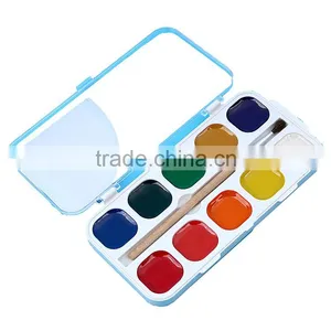 Wholesale Student's Art Material Semi Watercolor Paint, 10Color Paint Watercolot Palette thumbnail-2