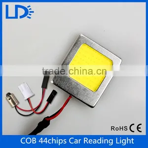 Hot LED White Car Auto Light Panel Interior Map Lamp Bulb COB Dome Reading Lamp thumbnail-5