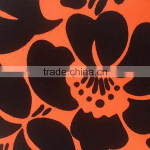 PU Flock Leather Fabric Used for Furniture, Sofa and Home Decoration With Different Design thumbnail-2