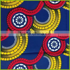 Chinese Super Quality 32x32/82x82 47''finished 100% Cotton African Wax Prints Fabric thumbnail-2
