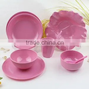 Custom Color Melamine Dinner Set thumbnail-3