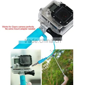 Pen-size Battery-free Extendable Selfie Monopod W/ Built-in Phone Holder For Mobile Phones & Action Camera thumbnail-6