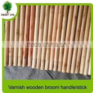 Varnished Wood Shovel and Rake Handle Wooden Mop Sticks With High Quality thumbnail-4