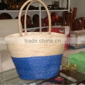 CHEAP VIETNAM PALM LEAF BAG, STRAW BAG, SEAGRASS BAG, WATER HYACINTH BAGS thumbnail-1