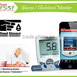 SIFGLUCO-3.1 Fast Testing Bluetooth Blood Glucose Meter, Bluetooth Health Monitoring System thumbnail-1