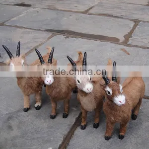 Plastic Sculpture Homemade Soft Toy Plush Goat Decorations thumbnail-1