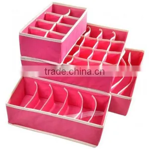 HOt! 4 PCS Sets Nonwoven Storage Boxes/Organizer (BBK098) thumbnail-1