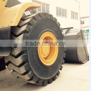Lifting Platform Tires and Wheels, Cut and Puncture Proof Industrial Tires 23.5-25 15x5 thumbnail-2