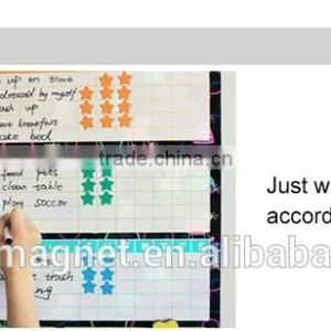 Magnetic Dry Erase Wall Sticker Printed Whiteboard Weekly Calendar 60 x 40 cm thumbnail-2