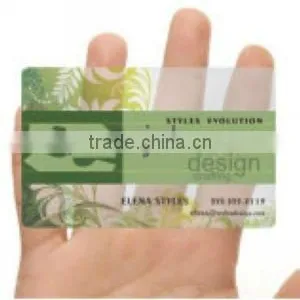 Clear Plastic Vip Business Card With Printing thumbnail-1