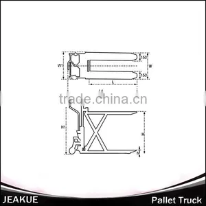 2016 Newest Product Made in China 0.5T-1.0T Manual Skid Lift Table thumbnail-6