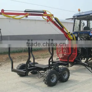 Timber Trailer With Crane thumbnail-5