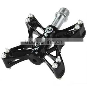 3 Colors 2PCS CNC 3 Bearings Bicycle Pedals Ultralight Mountain Bike Pedal Road Cycling Magnesium Flat Pedals Terrain Titanium thumbnail-5