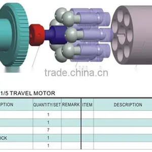 EX200-1 Excavator Hydraulic Pump Parts thumbnail-1