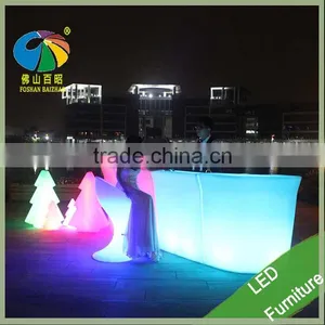 Illuminated Led dj Table Flashlight Led tv Table Night Light Led Bar Table With Rechargeable Battery thumbnail-4