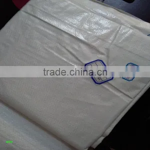 60*110cm pp Woven Bag/ 25kg White Woven Bag/50kg Waterproof pp Woven Bag/PP Woven Rice Bag thumbnail-4