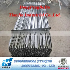 DPBD Electro/hot Dipped Galvanized Peach Post Star Picket thumbnail-1