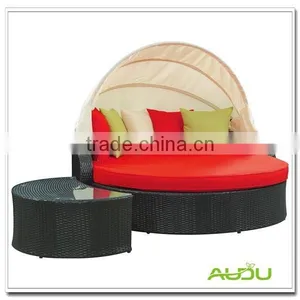 Audu Elegant Daybed/Elegant Nice Round Daybed With Side Table thumbnail-1
