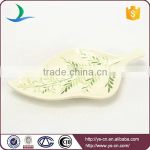 Leaf Shape Home Decor Plate Dolomite Material thumbnail-3