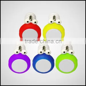 Light up Dual USB Car Charger With Removable Goofy Silicone Ring thumbnail-1