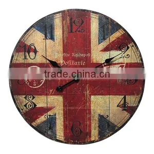 Cheap!Vintage Decorative MDF Wall Clock Wooden Wall Clock thumbnail-1