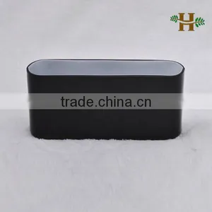 Flat Cylinder Glass Vase,high Quality Glass Vase,glass Vase for Home Decoration thumbnail-1