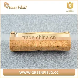 Cork Pouch Case Pencil Bag New Green Field thumbnail-1