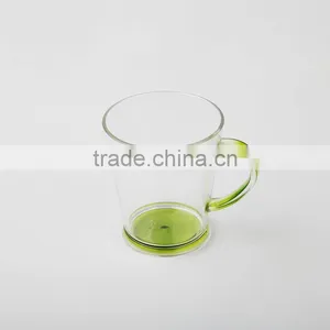 4-color Bottom Spray Colored Fashion Drinking Plastic Cup thumbnail-4