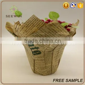 Wholesale Waterproof Kraft Paper Flower Pot Covers thumbnail-3