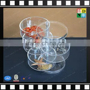 Transparent Acrylic Tabletop Cosmetic Organizer Clear Acrylic Box for Makeup From Shenzhen Yidong thumbnail-2