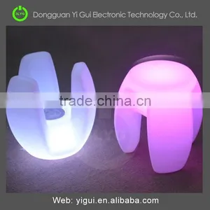 16 Color Changing Chair Party Decoration LED Light Up Cube Stools thumbnail-3