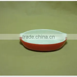 New With Handles Porcelain Round Ceramic Cake Bakeware thumbnail-2