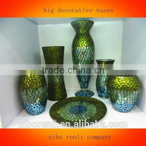 Various Styles Chinese Mosaic Big Decorative Vase thumbnail-1