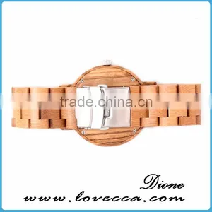 New 100% Nature Wood Watch Custom Logo Bulk thumbnail-5