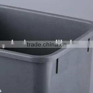 Rectangular Plastic Trash Can Household Garbage Can/Rubbish Bin thumbnail-2