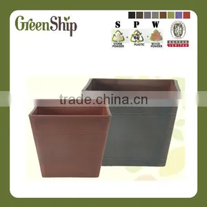 Декоративный большой горшок для сада от Greenship/ Срок службы 10 лет/ Легкий вес/ Защита от УФ-лучей/ Экологически чистый thumbnail-1