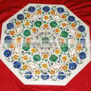 Marble Inlay Pietra Dura Table Tops thumbnail-1