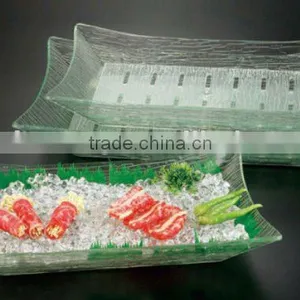 Retangle Acrylic Display Sushi Plates and Dishes thumbnail-1