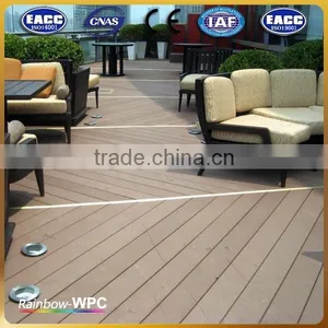Factory Price Anti-slip Outdoor Exterior Wpc Decking/water Proof Wood Flooring thumbnail-1