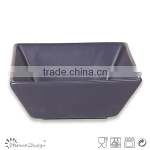 Stoneware Bowls Solid Glaze 5.7inch Ceramic Square Bowls thumbnail-4