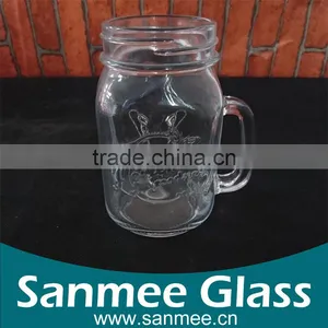 Factory Supply Hot Selling Mason Jar/Small Glass Water Bottle thumbnail-1