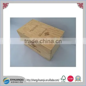Hand Made Vintage Wooden Wine Crate Wholesale,wooden Wine Boxes for Sale thumbnail-3