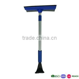 3 in 1 Aluminum Handle Wiper Squeegee for Floor, Window Squeegee With Rubber Wiper thumbnail-1