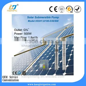 36V 500W 3 Inch Deepwell Solar Water Pump thumbnail-1