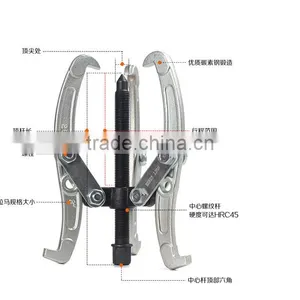 Berrylion 3-20" Three Jaws Gear Puller CR-V High Quality Gear Puller thumbnail-3