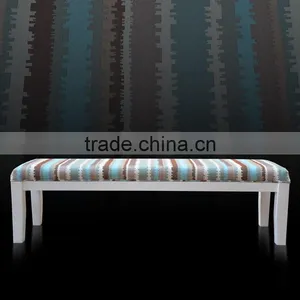 Bench Gita Mahogany White Painted thumbnail-2