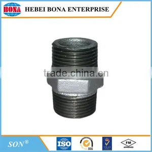Good Quality Malleable Cast Iron Hexagon Pipe Nipple thumbnail-4