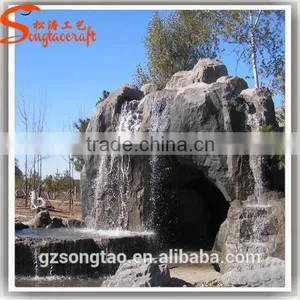 Chinese Fiberglass Outdoor Fountains and Glass Waterfalls With Pumps Artificial Decorative Small Garden Water thumbnail-3